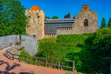 Sigulda, Letonya 'daki Livonya Düzeni Kalesi.