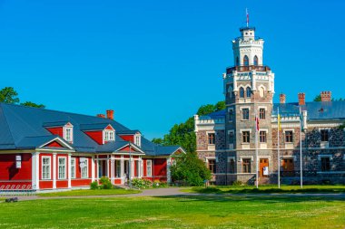 Letonya 'nın Sigulda kentindeki yeni kale.