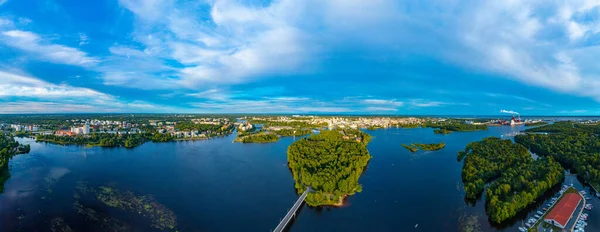 Panorama View Finnish Town Oulu — Stock Photo, Image