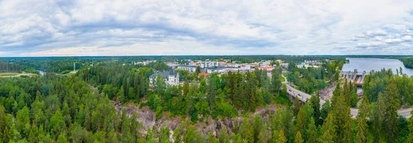 フィンランドの町イマトラのスカンクホテルの眺め — ストック写真