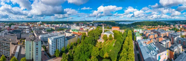 Vista Panoramica Della Città Finlandese Lahti — Foto Stock
