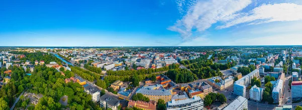 Vista Aérea Turku Durante Dia Finlândia — Fotografia de Stock