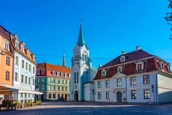 Igreja Nossa Senhora Das Dores Riga Letónia — Fotografia de Stock