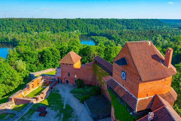拉脱维亚Turaida城堡的景观 — 图库照片