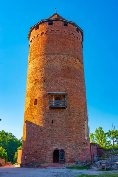 Άποψη Του Κάστρου Turaida Στη Λετονία — Φωτογραφία Αρχείου
