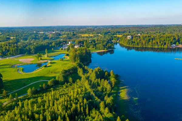 Άποψη Τοπίου Της Λίμνης Haj Στην Εσθονία — Φωτογραφία Αρχείου