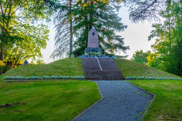 Blick Auf Die Festung Otep Estland — Stockfoto