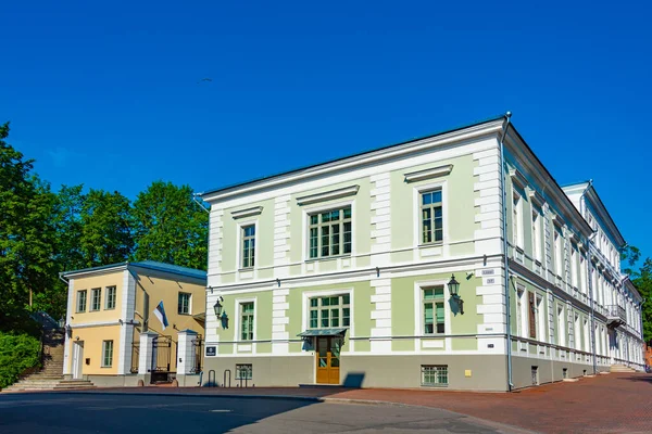 Sonniger Tag Der Universität Von Tartu Estland — Stockfoto