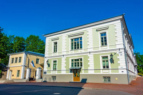 Sonniger Tag Der Universität Von Tartu Estland — Stockfoto