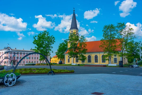 Katarina Église Dans Ville Estonienne — Photo