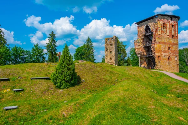Vastseliina Επισκοπικό Κάστρο Στην Εσθονία — Φωτογραφία Αρχείου
