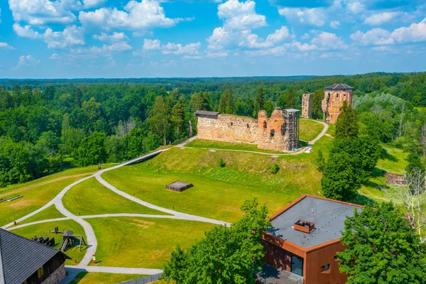 Vastseliina Episcopal Castle Estonia — Stock Photo, Image