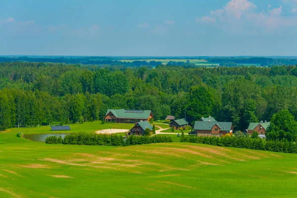 Panorama View Setomaa Region Estonia — стокове фото