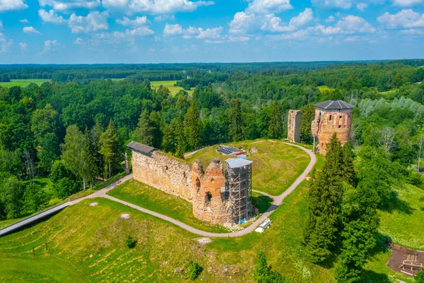 爱沙尼亚Vastseliina主教城堡 — 图库照片