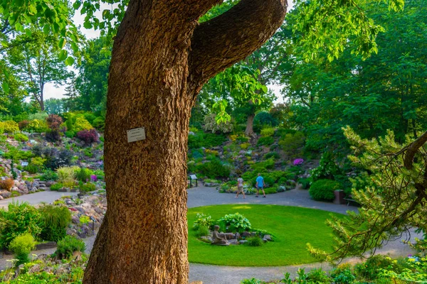 stock image Botanical Garden of the University of Tartu in Estonia.