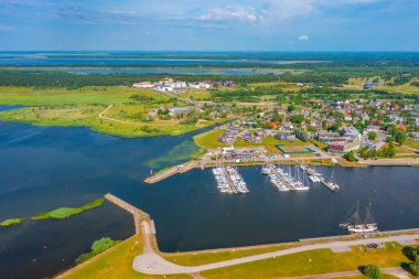 Estonya 'nın Kuressaare kentindeki Marina.
