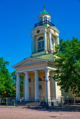 Ventspils, Letonya 'daki Aziz Nicholas Kilisesi.