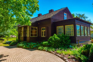 Letonya 'nın Ventspils kentindeki Açık Hava Müzesi.