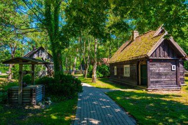 Letonya 'nın Ventspils kentindeki Açık Hava Müzesi.