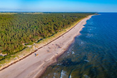 Palanga, Litvanya 'da güneşli bir günde.
