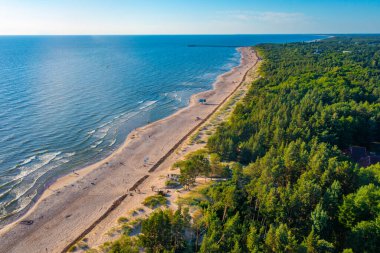 Palanga, Litvanya 'da güneşli bir günde.