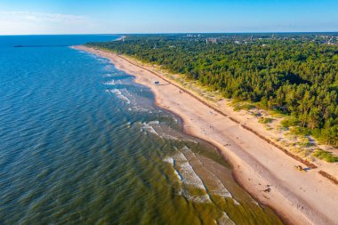 Palanga, Litvanya 'da güneşli bir günde.