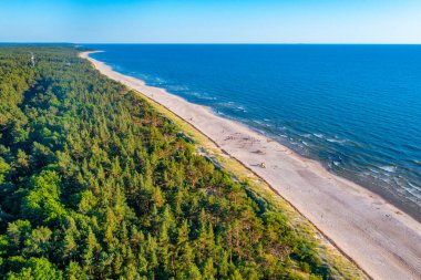 Palanga, Litvanya 'da güneşli bir günde.