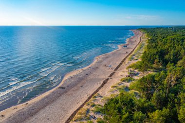 Palanga, Litvanya 'da güneşli bir günde.