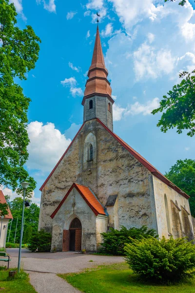 爱沙尼亚Palamuse村的教堂 — 图库照片