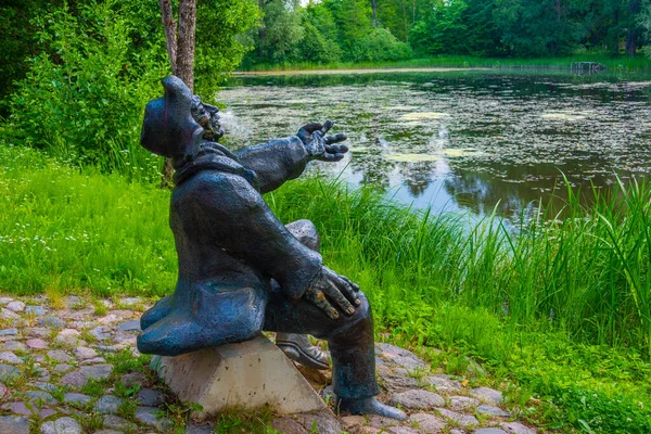 Estatua Lible Palamuse Estonia — Foto de Stock