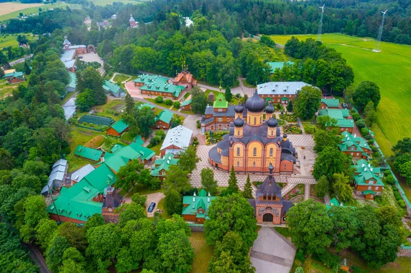 Htitsa Kloster Estniska Byn Kurem — Stockfoto