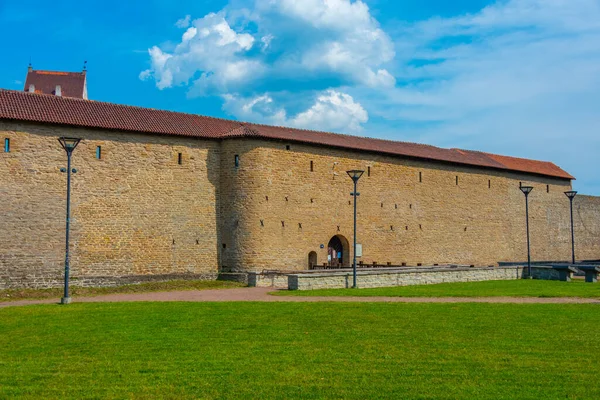 Utsikt Över Narva Slott Estland — Stockfoto