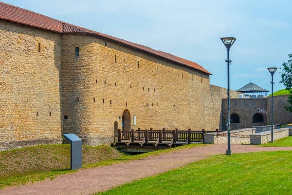 stock image View of the Narva castle in Estonia.