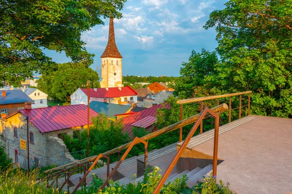 Kilátás Rakvere Templom Észtországban — Stock Fotó