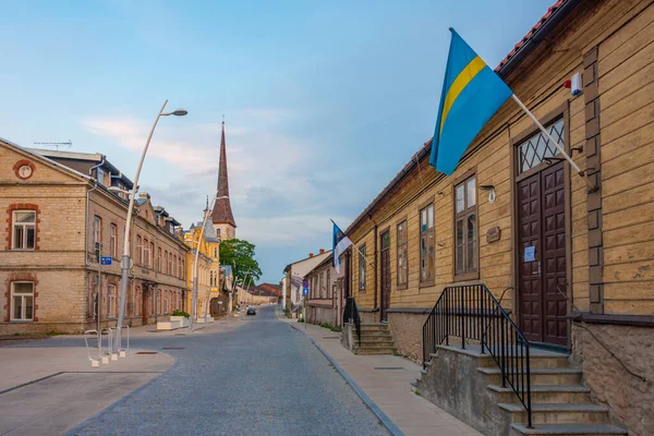 Traditional Houses Old Town Rakvere Estonia — Stock Photo, Image