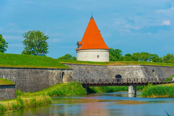 stock image View of Kuressaare Castle in Estonia.