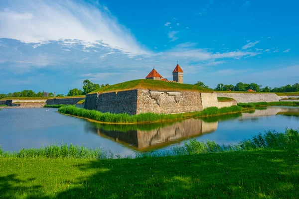 Widok Zamek Kuressaare Estonii — Zdjęcie stockowe