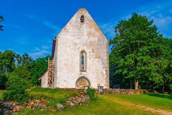 Karja Kerk Het Eiland Saaremaa Estland — Stockfoto