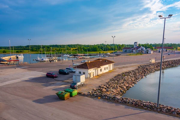 Porto Ferry Kuivastu Estónia — Fotografia de Stock