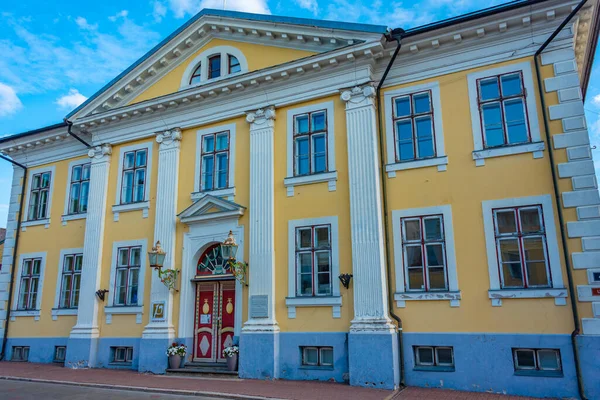 Rathaus Der Estnischen Stadt Parnu — Stockfoto