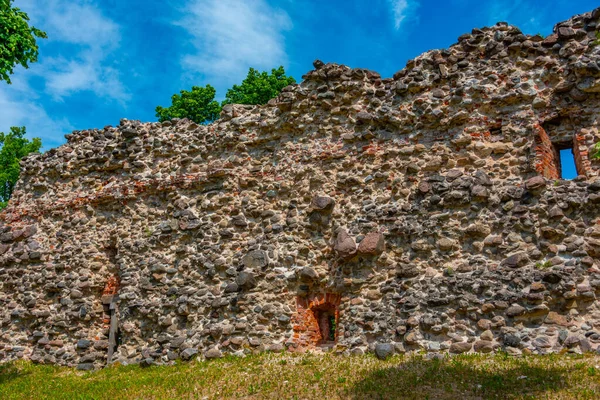 stock image Viljandi Castle Ruins in Estonia.