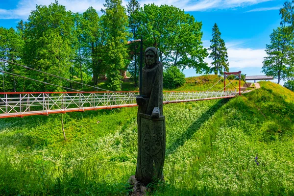 Estonya Daki Viljandi Askı Köprüsü — Stok fotoğraf