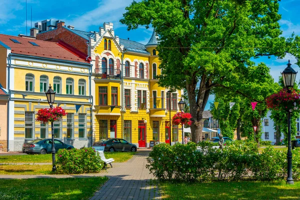Summer Day Square Central Viljandi Estonia — Stock Photo, Image