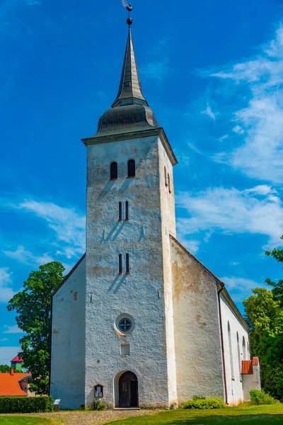 爱沙尼亚Viljandi Jaani教堂景观 — 图库照片