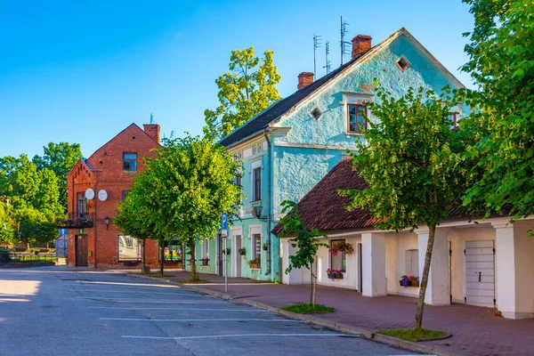 Old Houses Latvian Village Kandava — Stock Photo, Image