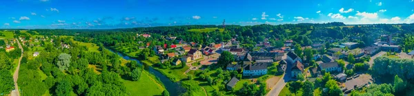 ラトビアの街の風景 Sabile — ストック写真