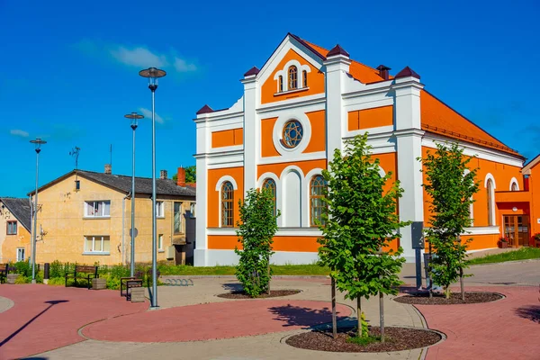 Synagogue Dans Ville Lettone Sabile — Photo