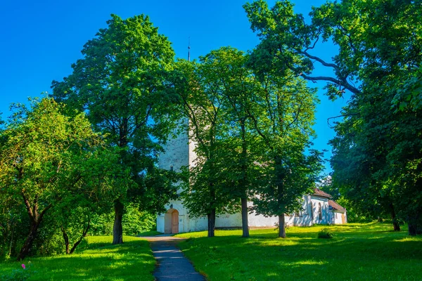Sabile Lutherse Kerk Letland — Stockfoto