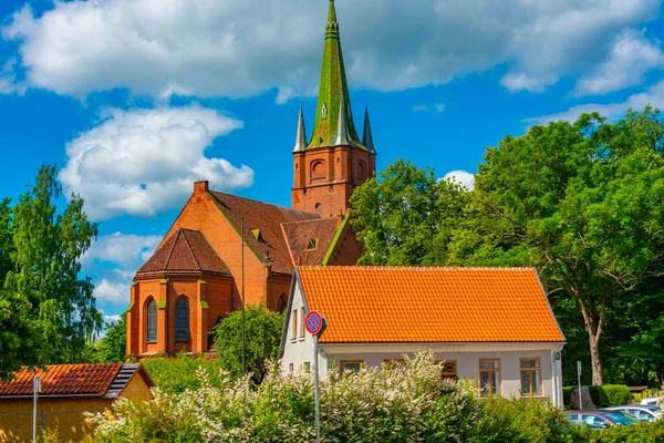 拉脱维亚Kuldiga的Saint Anna教堂 — 图库照片