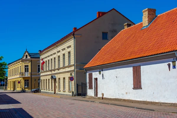 Historical Buildings Latvian Town Ventspils — Stock Photo, Image